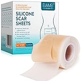 Silikonpflaster Für Narben(3mx4cm Rolle), Silicone Scar Tape, Silikon Narbenpflaster Wiederverwendbar, Rolle Narbenband Perfekt Für Die Kaiserschnittnarbe, Narben Entfernen, Narben Im Gesicht, Keloid
