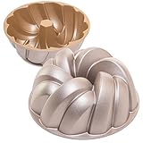 Erreke Gugelhupfform, Professionelle Qualität Kuchenform, Gugelhupf Backform, Sehr Widerstandsfähig, Doppelte Antihaftschicht, 2.5 Liter Kugelhupf Backform 24cm, Plait