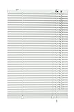 Gardinia Alu-Jalousie ohne Bohren, Zum Klemmen, Inkl. Klemmträgern, Sichtschutz, Lichtschutz, Blendschutz, Aluminium-Jalousie, Weiß, 80 x 130 cm