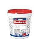 Baufan Alles-Spachtel Weiß 1kg I Zum Ausbessern & Glätten von mineralischen Untergründen wie Putz, Beton I Schnell trocknend & gut schleifbar