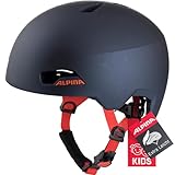 ALPINA Hackney - Leichter, Bruchfester & Optimal Klimatisierter Fahrradhelm für Kinder, Mit Nachrüstbarem LED für Gute Sichtbarkeit, Indigo, S (47-51 cm)
