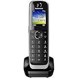 Panasonic KX-TGJA30EXB Mobilteil inkl. Ladeschale, Schwarz