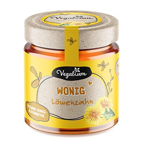 Vegablum Wonig | Löwenzahn | Vegane Honig-Alternative | Bio & Vegan | Leckerer Honigersatz | 1er Set (225g)