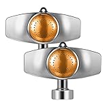 Automatischer Rasen Wassersprinkler Sprinkler Sprinkler Landwirtschaft Garten Automatische Garten Wasser 360 Sprühen Teich (Silver, One Size)
