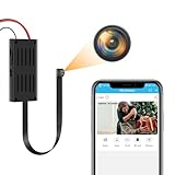 HGYGHO Mini Kamera, 1080P Mini Kamera Überwachung Innen live Handy mit APP, Kleine Videokamera mit Bewegungsmelder, Akku, Alarmzone, Klein Sicherheitskamera für Startseite Büro Sicherhei