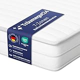 Träumegut24 AquaFlex 7-Zonen Matratze 80x200 cm | H2&H3 | Ergonomische Kaltschaummatratze | Hypoallergen & Antibakteriell | Bezug abnehmbar & waschbar | Oeko-TEX® | (16cm, 80 x 200 cm)
