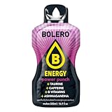 Bolero Energy Power Punch 14 g x 12 Beutel | Sugar-Free Powder Drink | Vegan & Gluten-Free | For Active Lifestyles