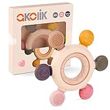 Beißring für Babys, Baby Zahnen Spielzeug aus Silikon, Ruder Greifling Beißspielzeug, BPA-frei Zahnen Nursing Zubehör für 3-6 6-12 Monate Kleinkinder, mädchen Junge Geschenk(Ruder B)