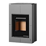 Aquaflam HSF34-083 Vario Saporo Basic Wasserführender Kaminofen Grey 11/5 kW/A