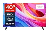 TCL 40SF540 - 40 Zoll FHD Smart Fernseher - HDR & HLG-Dolby Audio-DTS Virtual X /DTS-HD-Metall Randlos-Dual-Band Wifi 5-mit Fire OS 7 System