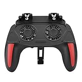 Smartphone Gamepad, Dual Cooling Lüfter No Noise, Handy Game Controller, Ergonomische Griff, Mit 2500mAh/5000mAh Akku, Für 4,7-6,5 Zoll Handy(5000mah)