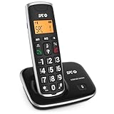 SPC Comfort Kaiser – Schnurloses Festnetztelefon für Senioren mit Tasten und Ziffern in XL–Größe, verstärktem Ton, 2 Direktspeichern, Telefonbuch und Freisprecheinrichtung