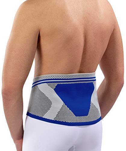 Nutrics | Aktiv Rückenbandage (Lendenwirbelbandage) | Damen und Herren | Unterstützend (M (81-95cm))