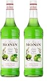 Monin Sirup Grüner Apfel (1 x 1,0l) (Packung mit 2)