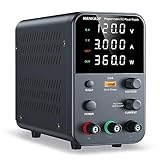 Labornetzteil (0-120V,0-3A),DC Regelbar Netzgerät mit 4-stelliger LED-Anzeige (Gebereinstellknopf/Ausgangsschalter)