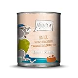 MjAMjAM - Premium Nassfutter für Hunde - Senior - saftiges Hühnchen an schmackhaften Süßkartoffeln, 1er Pack (1x800g), getreidefrei