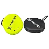 Nocqua 10000mAh Powerbank und Stashpack Cover, Tragbares Ladegerät Kompatibel für Smartphones, Tablets, iPads und Geräte, Lithium-Ionen Power mit LED-Licht, für Sport und Outdoor, Disc Golf Gelb