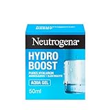 Neutrogena Hydro Boost Aqua Gel (50 ml), feuchtigkeitsspendende Gesichtscreme mit Hyaluronsäure, Aminosäuren & Elektrolyten, schnell einziehendes Gel für normale & Mischhaut