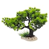 CIYODO Künstlicher Bonsai Baum für Aquarien Pine Tree Dekoration für Fischbecken Langlebig und eine Wunderschöne Unterwasserlandschaft