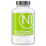 N1 Multivitamin Tabletten hochdosiert - Alle Vitamine + Mineralien - 365 Tabl. Jahresvorrat - vegetarisch - Nahrungsergänzungsmittel