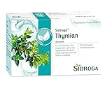 Sidroga® Thymian: Arzneitee bei Entzündungen bzw. Infektionen der Bronchien mit vermehrter Schleimproduktion, pflanzlich, 20 Teebeutel à 1,6 g