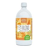 Fischer's EM-Chiemgau - Alleskönner mit Effektiven Mikroorganismen - EM-blond | Bio-Hausmittel - Haushalt, Tierpflege, Reinigung, Wellnessanwendungen, 1L