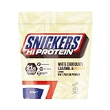 Snickers Hi-Protein White Chocolate Caramel & Peanut Whey Protein Powder 875g