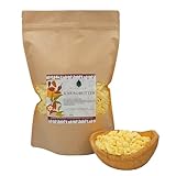Woodflame Kakaobutter, Pastillen, 100g, Perfekt geeignet für Kosmetik, natürlich vegan und rein, Theobroma cocoa seed butter, Lebensmittelqualität
