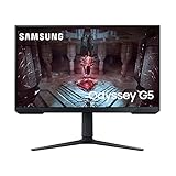 Samsung Odyssey G51C Gaming Monitor S27CG510EU, 27 Zoll, VA-Panel, WQHD-Auflösung, FreeSync Premium, 1 ms (MPRT) Reaktionszeit, Bildwiederholrate 165 Hz, Schwarz