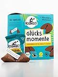 Glückskekse Glücksmomente Schokolade – Glücksbringer, Einzeln Verpackt Glücksbox Geschenk für Veganer Süßigkeiten Danke Viel Glück Weihnachten Box Kekse zur Aufmunterung