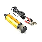 12V 24V DC 38/51mm DC ELEKTRISCHE Tauchpumpe zum Pumpen Dieselölwasser, Kraftstoffübertragungspumpe, Ölsaugpumpe(12V 38mm)