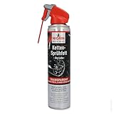 NIGRIN MOTO-BIKE Dry Lube Ketten-Sprühfett für Motorrad, 400 ml, geeignet für O-, Z- und X-Ring-Ketten, Korrosionsschutz