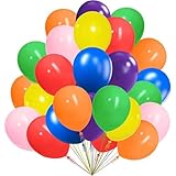 luftballons Geburtstag-luftballons bunt 100 stück, 26cm 10 Farben Luftballons als geburtstag, hochzeit Kindergeburtstag Baby Shower Festival Party Dekoration