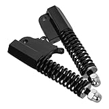 MILISTEN Vorderradgabel Scooter Reifen Elektroroller Hinterrad Scooter Ersatzräder Motorrad Vorderrad Elektroroller Teile Aluminiumlegierung Schwarz