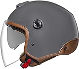 Nexx Y.10 Sunny Jetmhelm (Gray,XL (61/62))