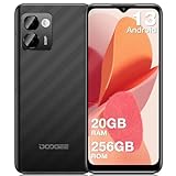 DOOGEE N50 Pro Smartphone Ohne Vertrag [2024], 20GB RAM 256GB ROM (1TB TF), Android 13 Smartphone,6.52' HD+ Handy Ohne Vertrag, Octa-Core, 50MP+8MP, 4G Dual SIM/Face ID/Fingerabdruck, 4200mAh Akku