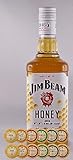 Jim Beam Honey Whiskeylikör neue Ausstattung + 12 Edelschokoladen in 6 Kakaovariationen