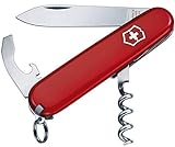 Victorinox Schweizer Taschenmesser Waiter, Swiss Army Knife, Multitool, 9 Funktionen, Klinge, Kapselheber, Dosenöffner