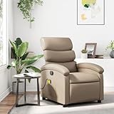 IKAYAA Massagesessel Fernsehsessel mit Liegefunktion Verstellbar Massage Sessel Wohnzimmer Relaxsessel Relaxliege Liegesessel Bequem Massagefunktion Massagestuhl Kunstleder