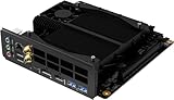 MINIS FORUM BD790i ITX-Motherboard, integrierter AMD Ryzen 9 7945HX, 16 C/32, bis zu 5,4 GHz, PCIe 5.0 x16-Steckplatz, Dual PCIe 5.0 M.2-Steckplatz, DDR5, HDMI/DP/USB-C, RJ45 2, 5G