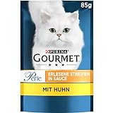 Gourmet Gourmet PURINA GOURMET Perle Erlesene Streifen Katzenfutter nass, mit Huhn, 26er Pack (26 x 85g)