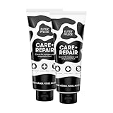 EUTERPFLEGE Care + Repair Creme, 2x 400ml, intensive Pflege für trockene Haut, Feuchtigkeitscreme für Hand und Körper, parfümfrei, Allergiker geeignet