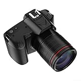 Digitalkameras für Fotografie, D5 digitale Spiegelreflexkamera, WLAN-Steuerung, Vlogging-Videokamera, 16-facher Anti-Shake-Zoom-Kamera, Schwarz