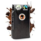 Hot Cocoa Drink (1Kg) – Fairtrade Bio Kakaopulver aus Afrika - zartbitter & vollmundig - leicht löslich - veganer Kakao – Ideal für heiße Schokolade & Desserts - Afro Coffee