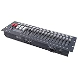 DMX Controller 256CH DMX Konsole mit Glatte Fader HD-LED-Anzeige für Bühnen- und DJ-Beleuchtung 48.4 * 16.8 * 6.3cm