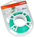 STIHL 9302335 Rasentrimmer Line grün 2,0 mm x 15,3 m, Motorsensenfaden, Mähfaden, Trimmerfaden