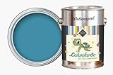 Caleo Color Lehmfarbe WELLENSPIEL Blau, 2,25 Liter - ökologische Wandfarbe für Kinderzimmer, Wohnzimmer und Co. - hoch deckend, tropffrei, geruchsneutral