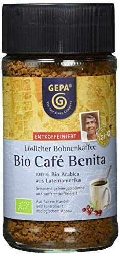GEPA Bio-Café Benita entkoffeiniert Instant, 100 g