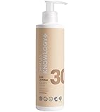 DermaKnowlogy Sonnencreme Lotion LSF30 | Allergiegeprüfter Sonnenschutz für Empfindliche Haut | Ohne Parfüm, Farbstoffe, Octocrylen, Mikroplastik | Coral & ECO-zertifiziert, Wasserfest, Vegan, 200 ml