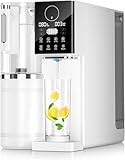 Umkehrosmose-Wasserfilter, Wasserreiniger, tragbarer Wasseraufbereiter, Arbeitsplatte für Küche, Büro, Wohnmobil, keine Installation, Weiß